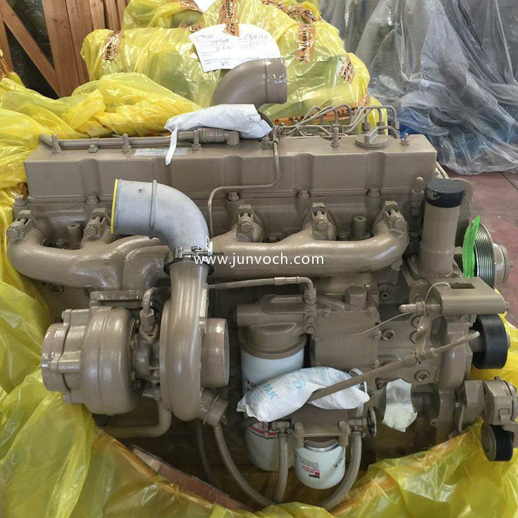 215hp Machinery 4 Stroke Air Cooled Electric Diesel Engine 6C8.3 For Excavator